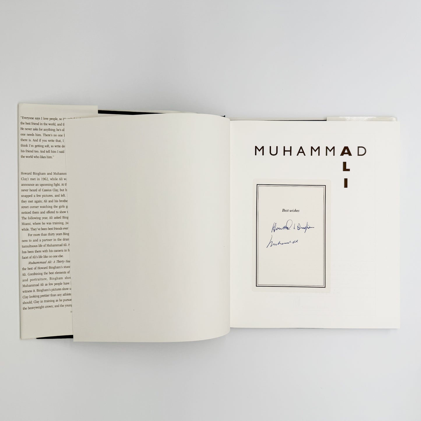 Ali, Muhammad and Bingham, Howard L - A Thirty Year Journey (Signed)