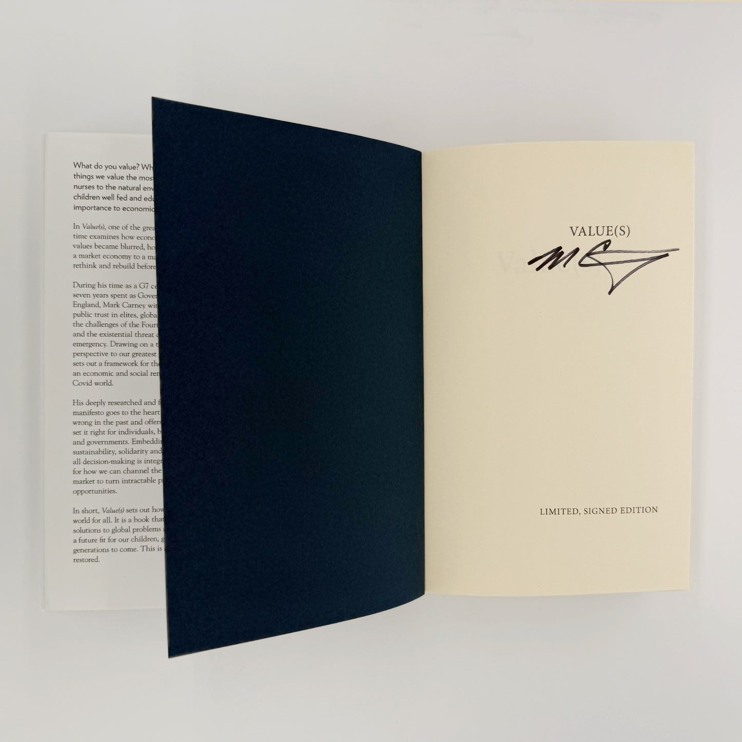 Carney, Mark - Value(s) (Signed)