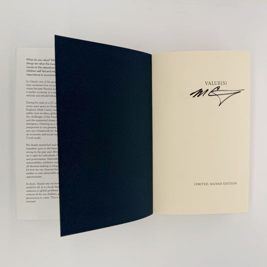 Carney, Mark - Value(s) (Signed)