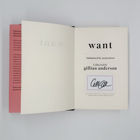 Anderson, Gillian - Want (Signed)